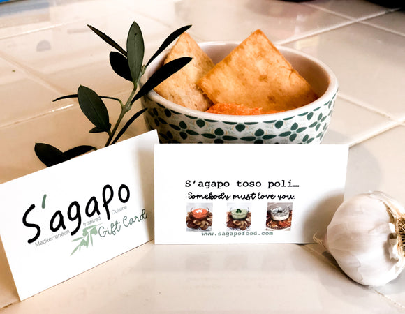 S'agapo Foods Gift Cards